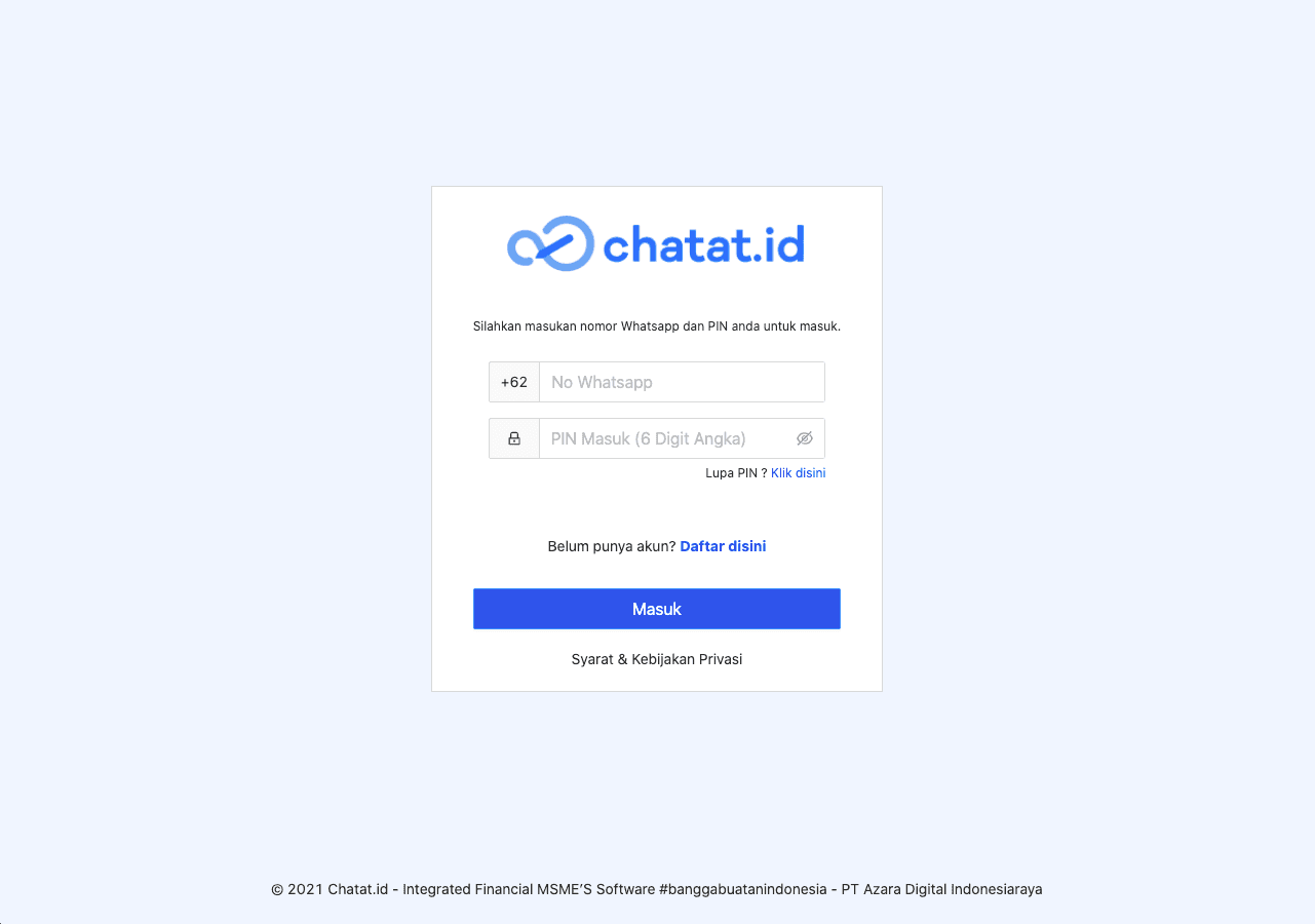 Chatat Webapp