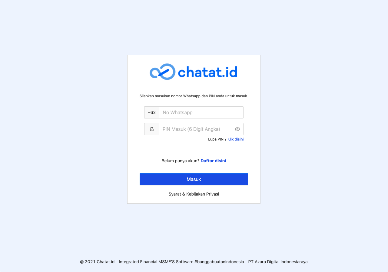 Chatat Webapp